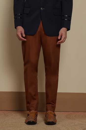 Shop Lacquer Embassy Navy Suroor Bandhgala And Trouser Set Online at Aza Fashions Shop_Lacquer Embassy_Navy Suroor Bandhgala And Trouser Set _Online_at_Aza_Fashions