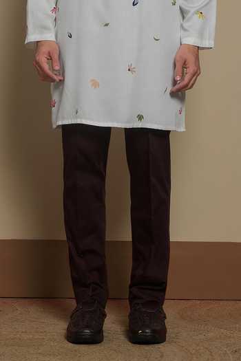 Lacquer Embassy Pink Cotton, Viscose Vasant Bundi And Kurta Set Online at Aza Fashions Lacquer Embassy_Pink Cotton, Viscose Vasant Bundi And Kurta Set _Online_at_Aza_Fashions