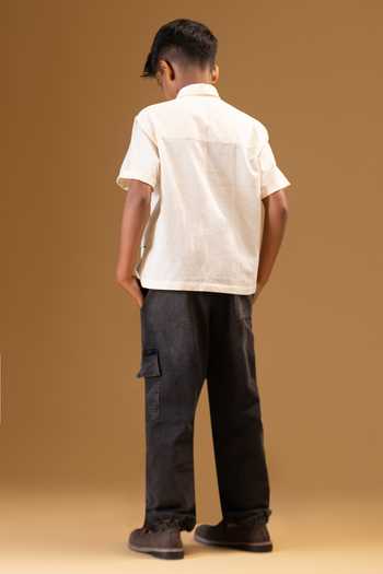 Minikin Scooter Embroidered Shirt 