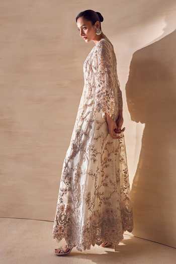 Pankaj & Nidhi Moonvine Embroidered Jacket Pant Set