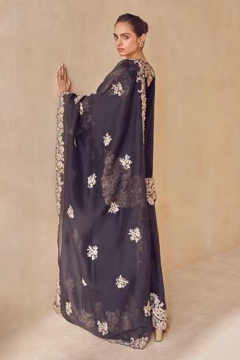Pankaj & Nidhi Onyx Kurta Trail Sharara Set 