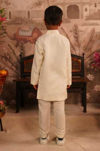 Arani Label Ivory Blossom Kurta & Pant Set 