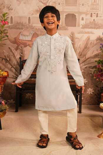 Arani Label Mirage Embroidered Kurta & Pant Set 