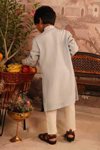 Arani Label Mirage Embroidered Kurta & Pant Set 