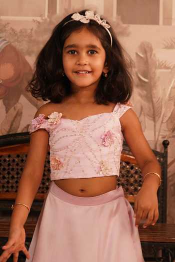 Buy Arani Label Purple Satin, Modal Sweet Ombre Lehenga With Crop Top Online at Aza Fashions Buy_Arani Label_Purple Satin, Modal Sweet Ombre Lehenga With Crop Top _Online_at_Aza_Fashions