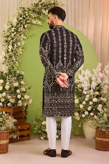 Kasbah The Vale Mirror Work Kurta 