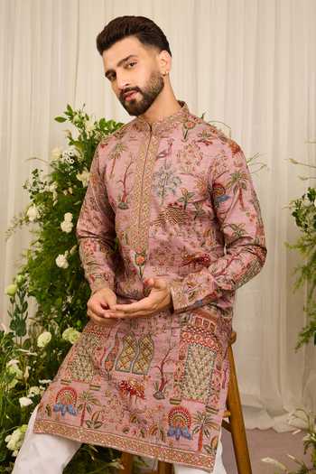 Kasbah The Crosby Nature Embroidered Kurta 