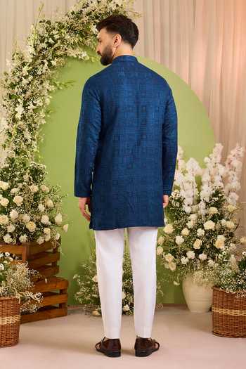 Kasbah Moncler Thread Embroidered Short Kurta 