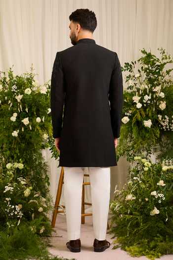 Kasbah Valtier Geometric Cutdana Sherwani 
