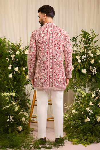 Kasbah The Linden Chikankari Embroidered Short Kurta 