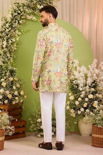 Kasbah The Kyoto Oriental Motif Short Kurta 