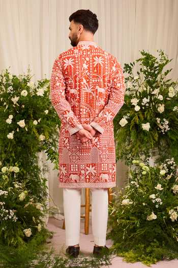 Kasbah The Imperial Flora & Fauna Kurta