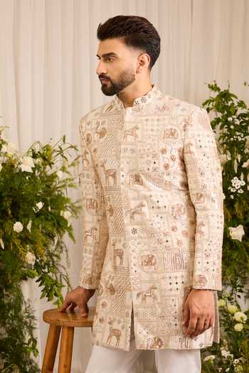 Kasbah The Imperium Wildlife Short Sherwani 