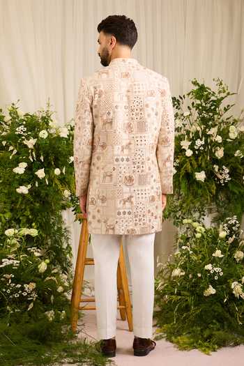 Kasbah The Imperium Wildlife Short Sherwani 