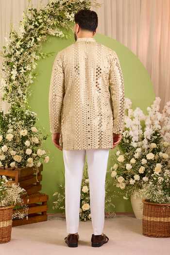 Kasbah The Golden Hour Mirror Work Kurta 