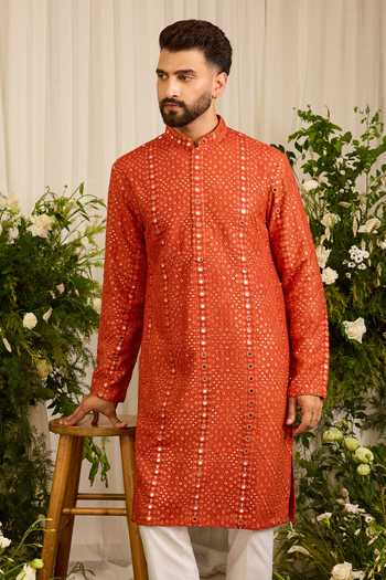 Kasbah Mirror Embroidered Kurta 