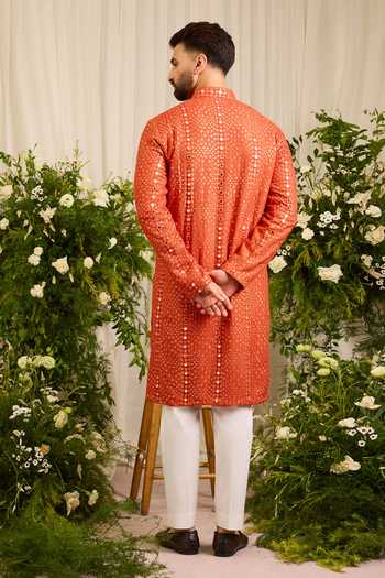Kasbah Mirror Embroidered Kurta 