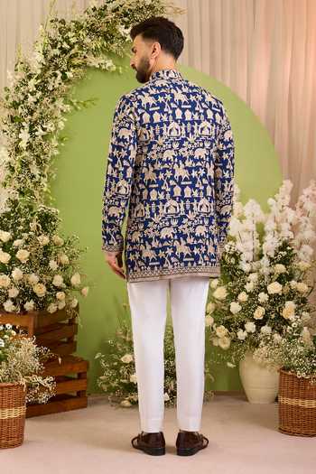 Kasbah Imperial Court Mughal Embroidered Kurta 