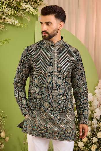 Kasbah The Dorsay Floral Zari Kurta