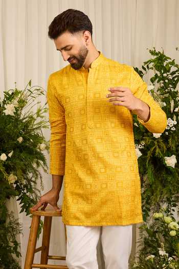 Kasbah The Moncler Abstract Motif Kurta