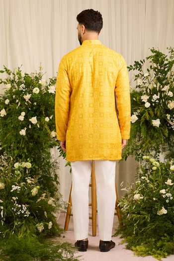 Kasbah The Moncler Abstract Motif Kurta