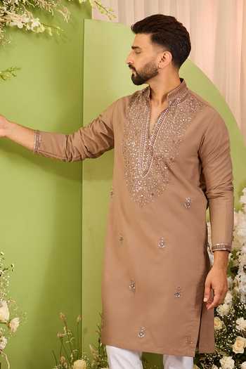 Kasbah The Echelon Jewelled Neckline Kurta