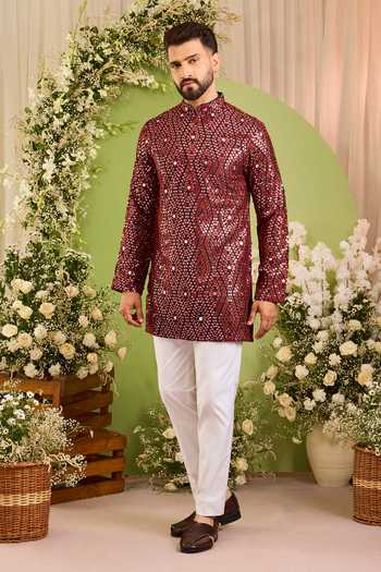 Kasbah The Haute Mirror Work Kurta 