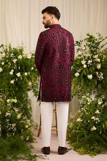 Kasbah The Lannister Sculptural Embellished Sherwani