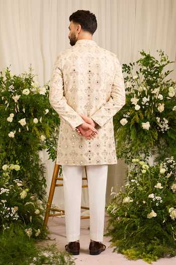 Kasbah Capella Cutdana Embroidered Sherwani