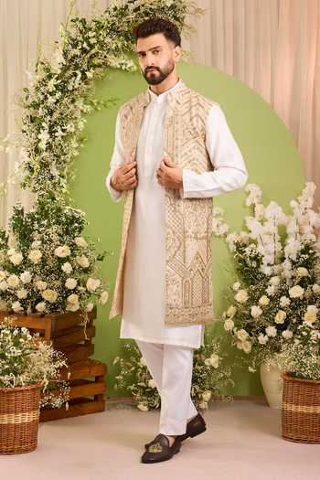 Kasbah The Eminence Embroidered Nehru Jacket