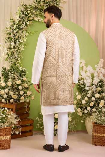 Kasbah The Eminence Embroidered Nehru Jacket