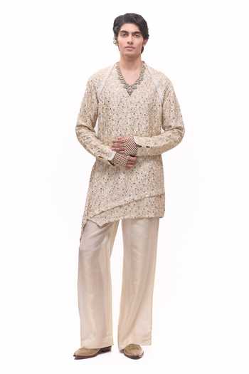 Mukti And Kavith Casa Layered Kurta & Palazzo Set 