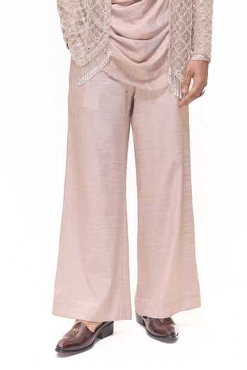 Shop Mukti And Kavith Casa Ivory Net, Tissue Hexagon Embroidered Jacket And Draped Kurta Set Online at Aza Fashions Shop_Mukti And Kavith Casa_Ivory Net, Tissue Hexagon Embroidered Jacket And Draped Kurta Set _Online_at_Aza_Fashions