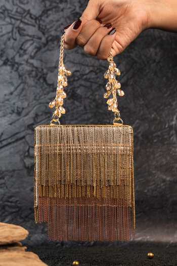 Nayaab By Sonia Hinted Mini Kasse Clutch Bag 