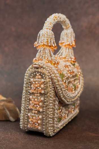 Nayaab By Sonia Gold Empress Charm Clutch Bag Online at Aza Fashions Nayaab By Sonia_Gold Empress Charm Clutch Bag _Online_at_Aza_Fashions
