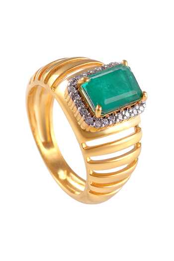 Prata Verelle Emerald Ridge Ring 