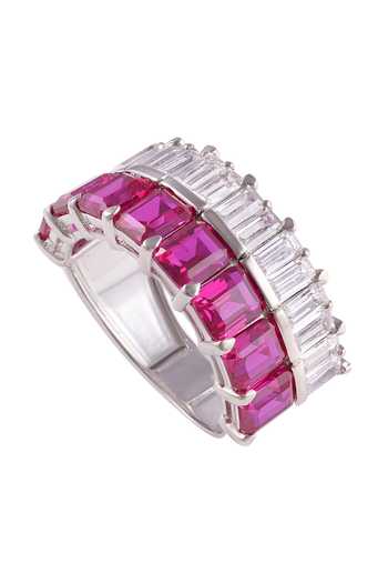 Prata Gemma Parallel Ring 