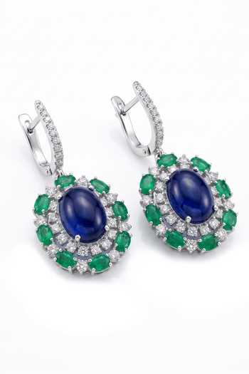 Prata Verona Bloom Drop Earrings 