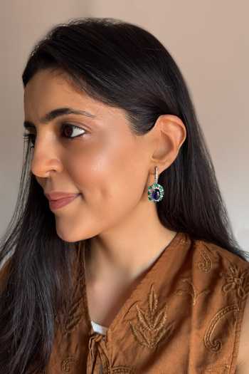 Prata Verona Bloom Drop Earrings 