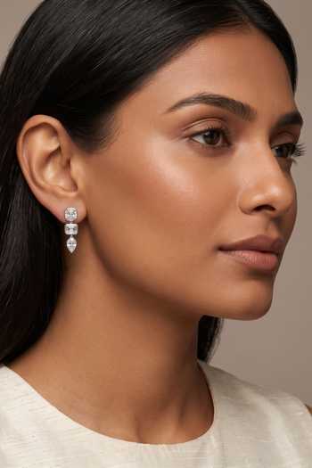Prata Trinity Drop Earrings 