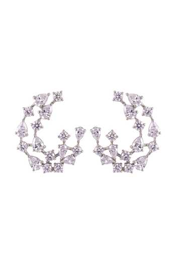 Prata Amarante Open Hoop Earrings 
