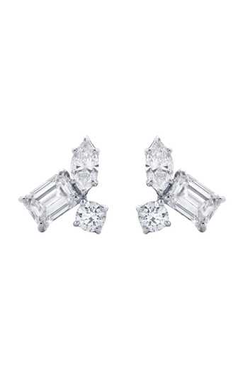 Prata Vera Multi-Shape Stud Earrings 