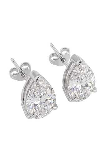 Buy Prata White Pear Cut Solitaire Martini Stud Earrings Online at Aza Fashions Buy_Prata_White Pear Cut Solitaire Martini Stud Earrings _Online_at_Aza_Fashions