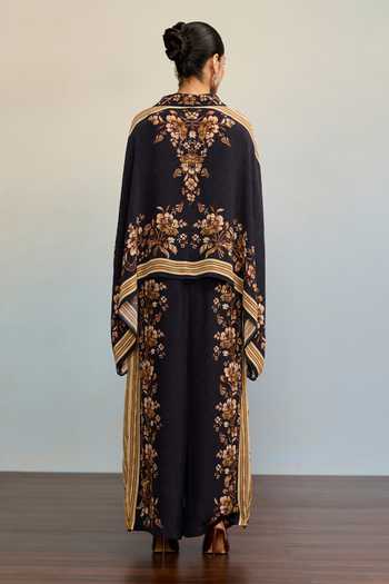 Ritu Kumar Jardin Print Shirt With Palazzo 