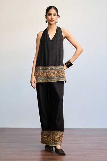 Ritu Kumar Ansh Sleeveless Top & Pant Co-Ord Set 