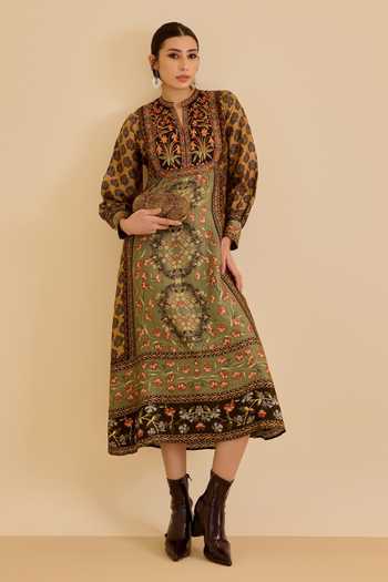 Ritu Kumar Albina Floral Print Dress 