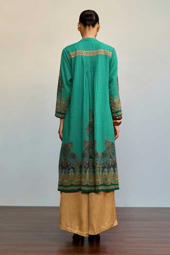 Ritu Kumar Vandana Green Printed Kurta