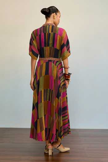 Ritu Kumar Bauhaus Geometric Print Dress