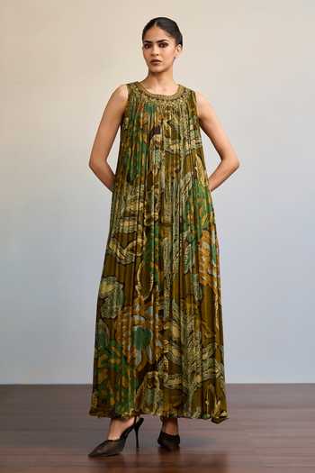 Ritu Kumar Kyliee Printed Long Dress