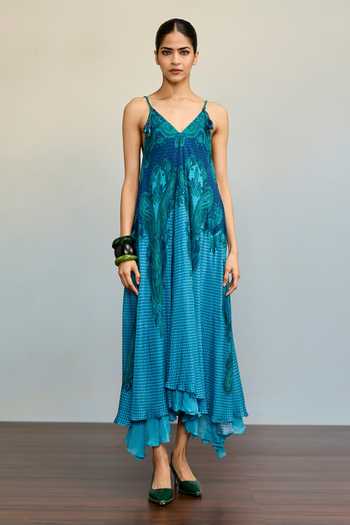 Ritu Kumar Vandana Printed Sleeveless Dress